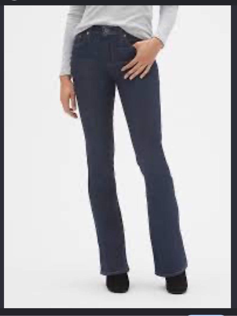 Gap Mid Rise Perfect Bootcut Jeans - Picture 14 of 14